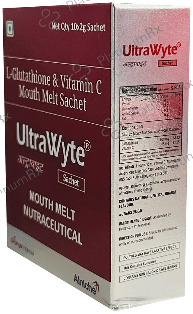 UltraWyte Orange Mouth Dissolving Sachet 2gm