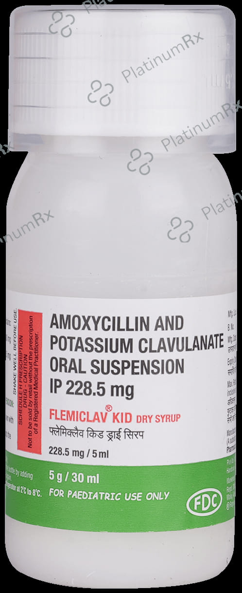 Flemiclav Kid 200/28.5mg Dry Syrup 30ml