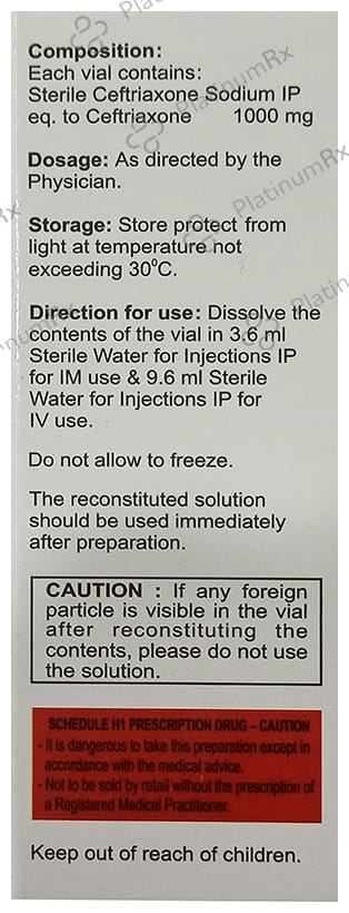 Wintex 1gm Injection 10ml