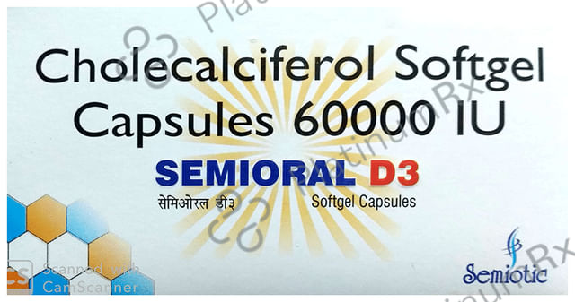 Semioral D3 Softgel Capsule