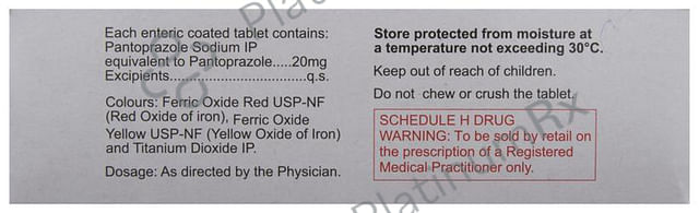 PAN 20mg Tablet 15s