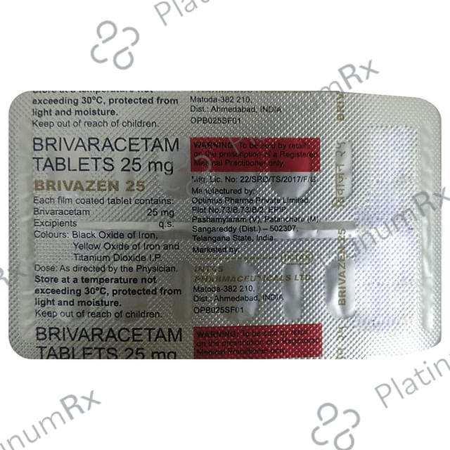 Brivazen 25mg Tablet 10s