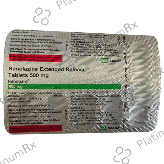 Ranogard 500mg ER Tablet 10s