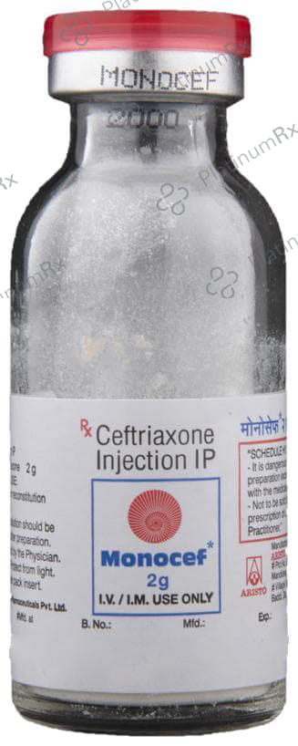 Monocef 2000mg Injection 2ml