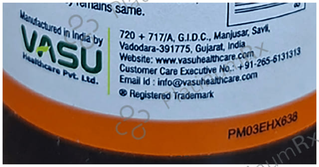 Vasu Zeal SF Cough Syrup 100ml