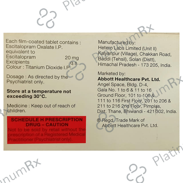 Szetalo 20mg Tablet 15s