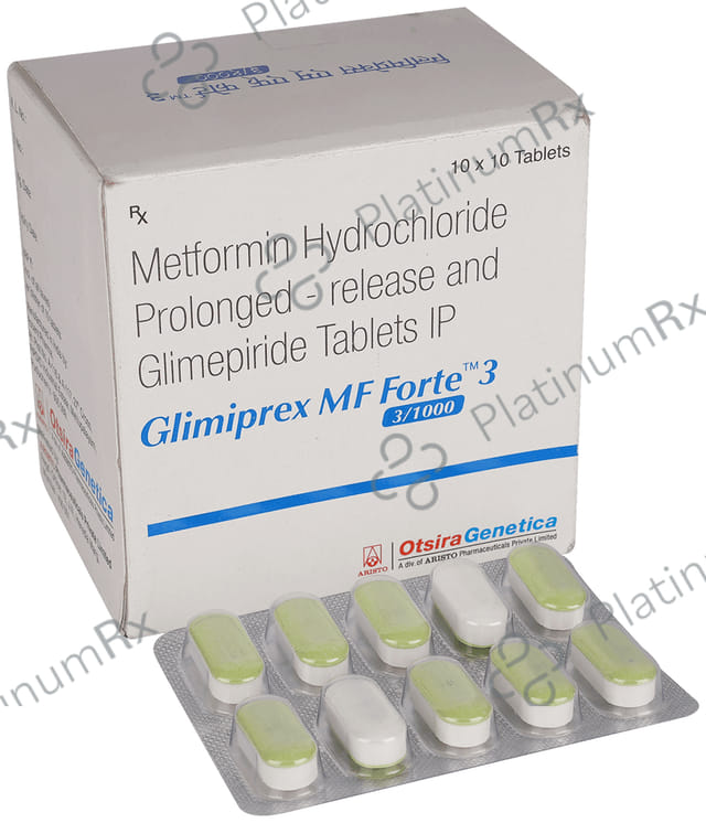 Glimiprex MF Forte 3/1000mg Tablet 10s