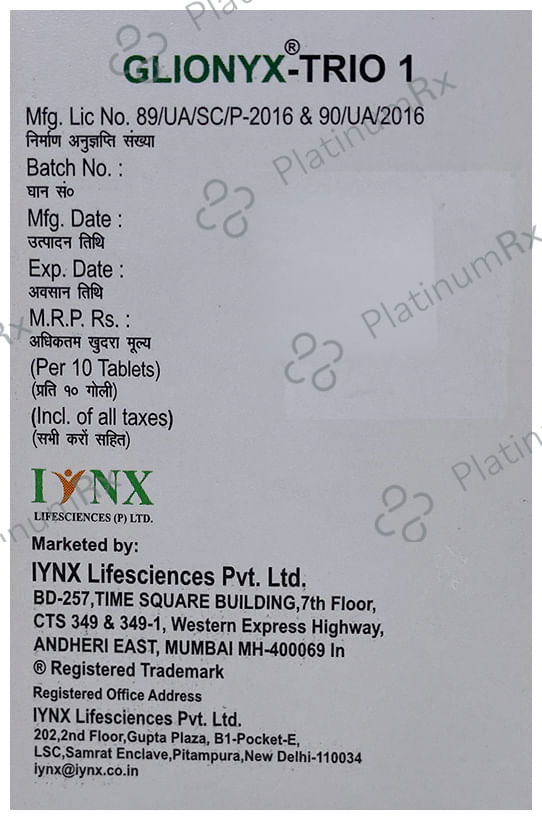 Glionyx-Trio 1 Tablet SR