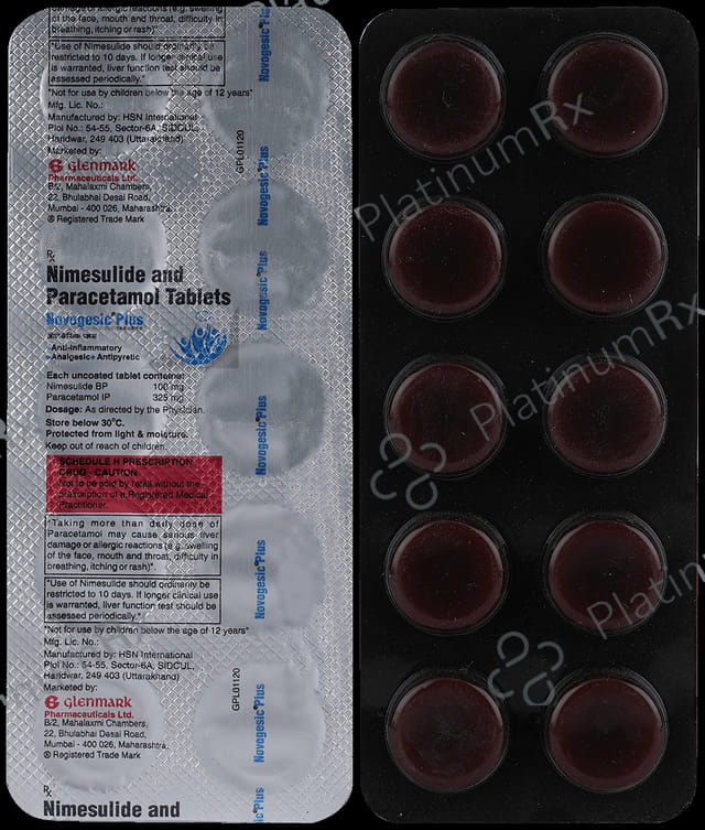 Novogesic Plus 100/325mg Tablet 10s