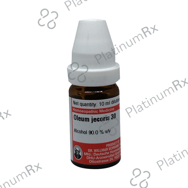 Dr Willmar Schwabe Germany Oleum Jecoris Dilution 30