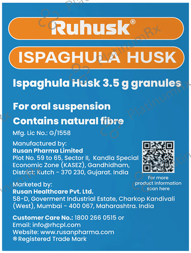 RuHusk Isabgol Orange Sachet