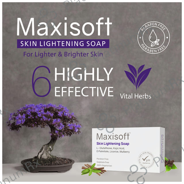 Maxisoft Skin LIghtening Soap (75gm Each) 2 units