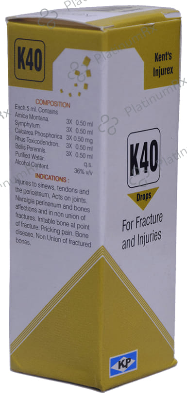 Kent's K40 Fracture and Injuries Oral Drops