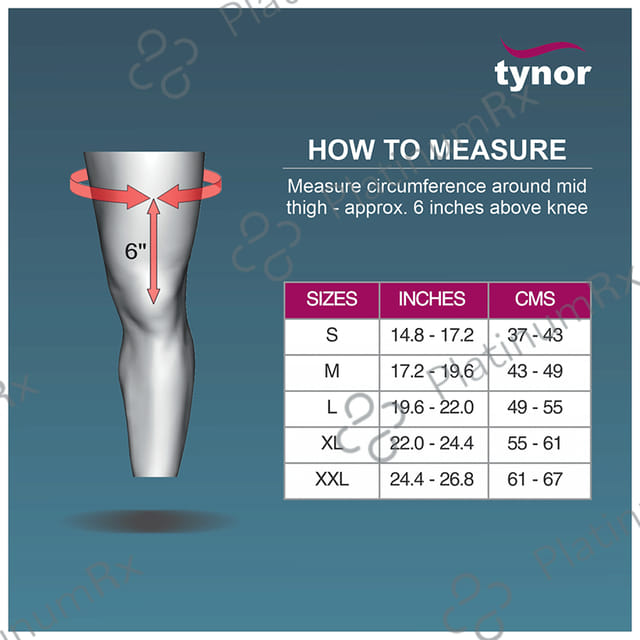 Tynor J-09 Knee Support Sportif (Neoprene) Medium