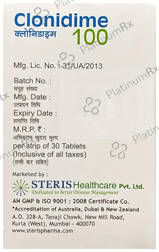 Clonidime 100mcg Tablet 30s