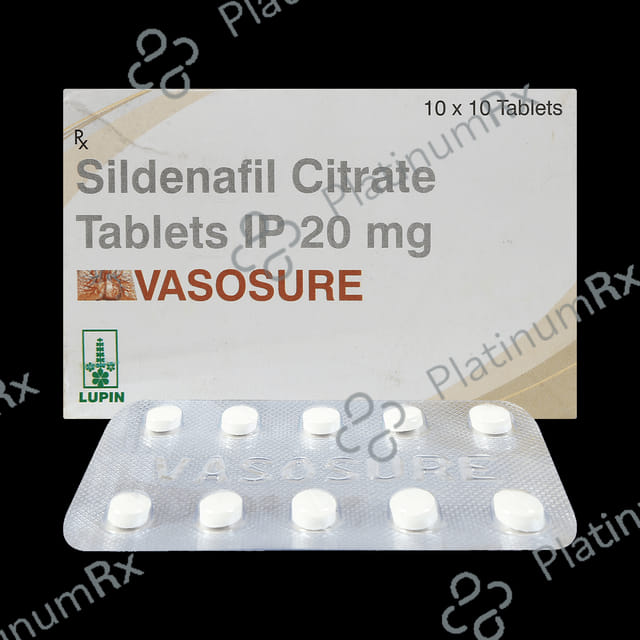 Vasosure 20mg Tablet 10s