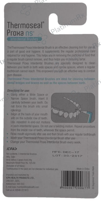Thermoseal Proxa NS Interdental Brushes 5s