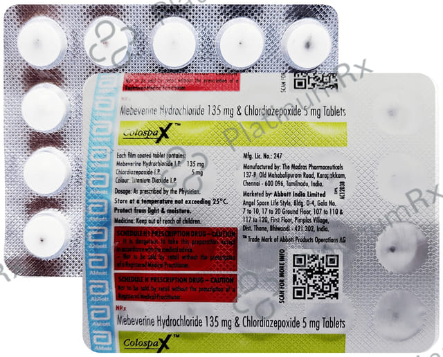 Colospa X 5/135mg Tablet 20s