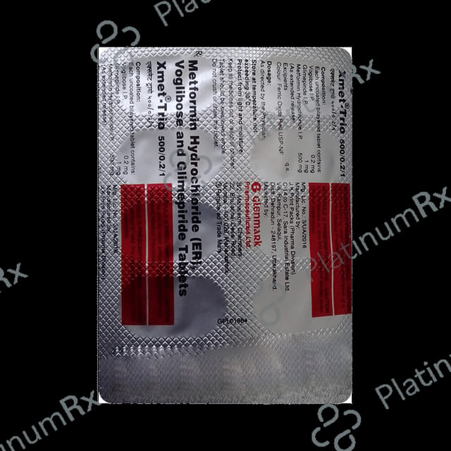 Xmet Trio 1mg Tablet ER 10s