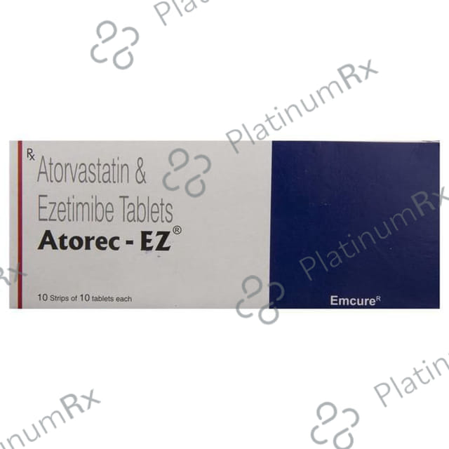Atorec EZ 10/10mg Tablet 10s