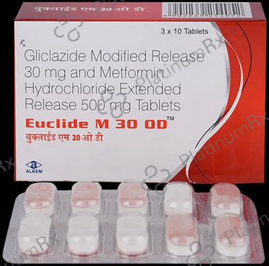 Euclide M 30 OD 30/500mg Tablet ER 10s