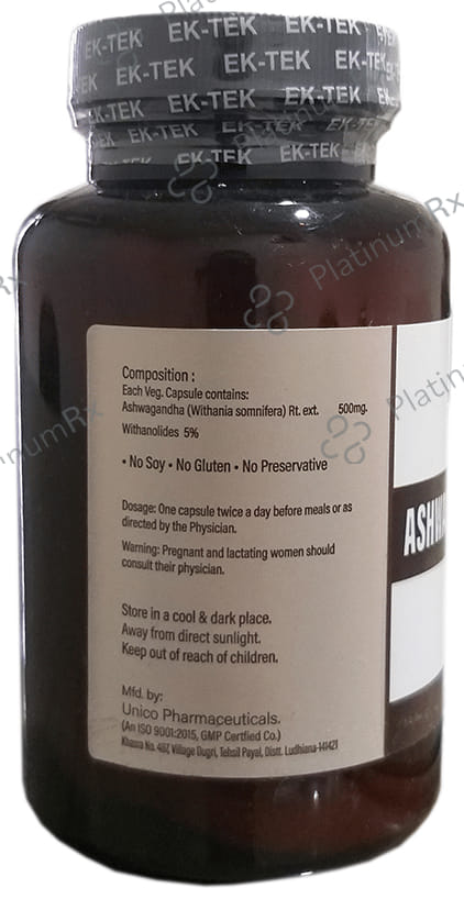 Ek-Tek Vedaz Ashwagandha Veggie Capsule