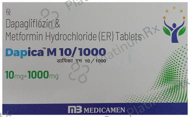 Dapica M 10/1000 Tablet ER