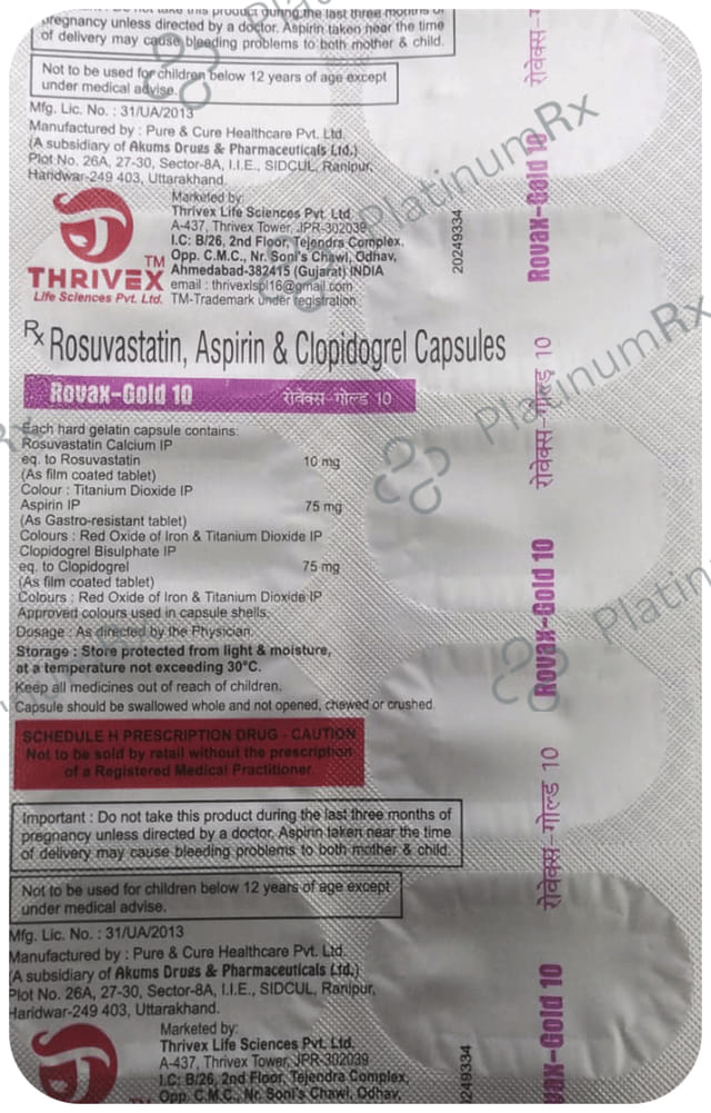 Rovax Gold Capsule 10s