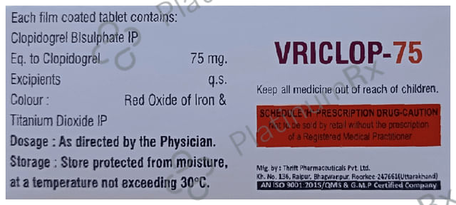 Vriclop 75 Tablet