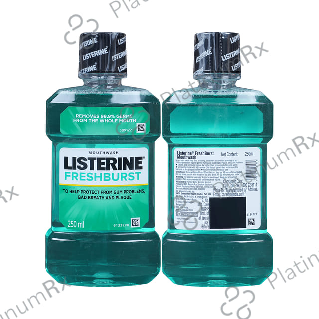 Listerine Freshburst 10mg Mouth Wash 250ml