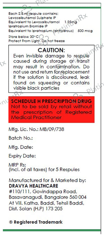 Pneumapra L 1.25/500mcg Respules 5X2.5ml