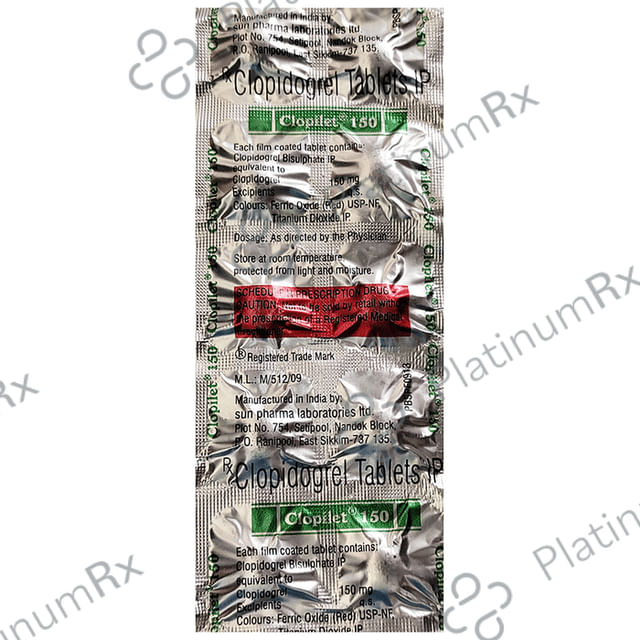 Clopilet 150mg Tablet 10s