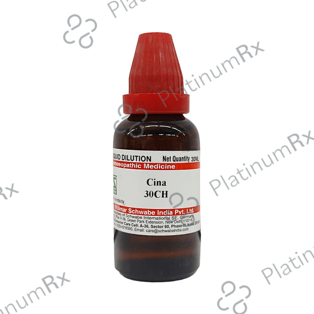 Dr Willmar Schwabe India Cina Dilution 30 CH
