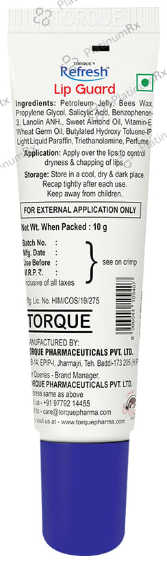 Refresh Lip Guard with Herbal Extracts (10gm Each) 6 Tubes