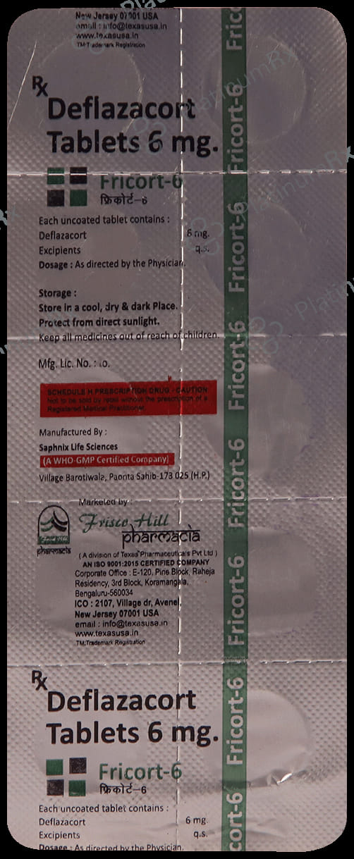 Fricort 6mg Tablet 10s