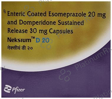 Neksium D 20/30mg Capsule SR 15s