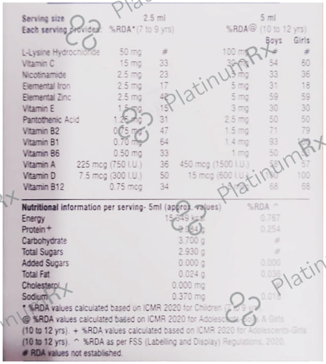 Kidicare Plus Syrup Orange 200ml