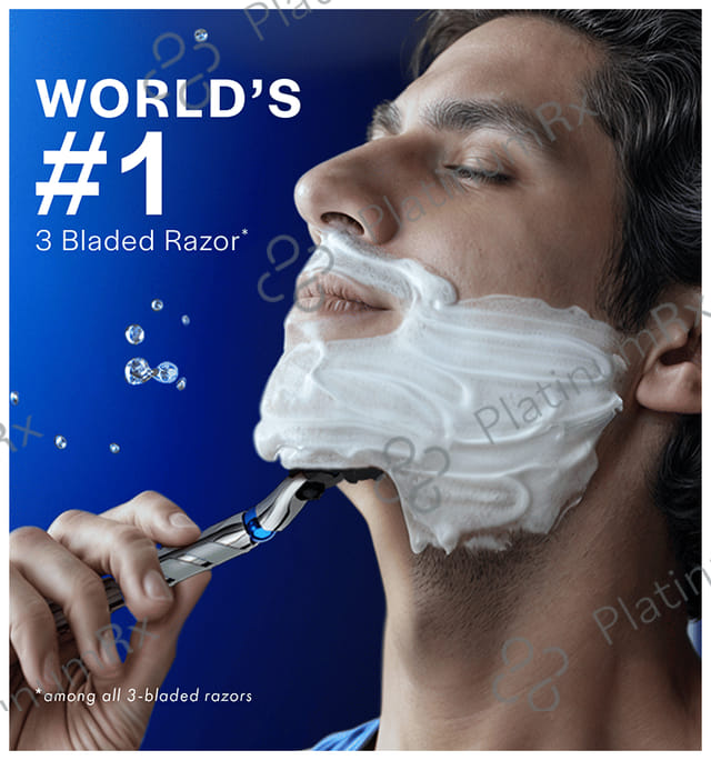 Gillette Mach 3 Razor (Handle + 2 Cartridge) 1s