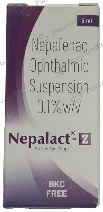Nepalact Z BKC Free 0.1% Eye Drop 5ml