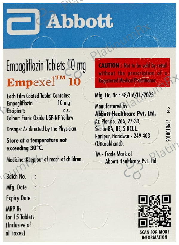 Empexel 10mg Tablet 15s