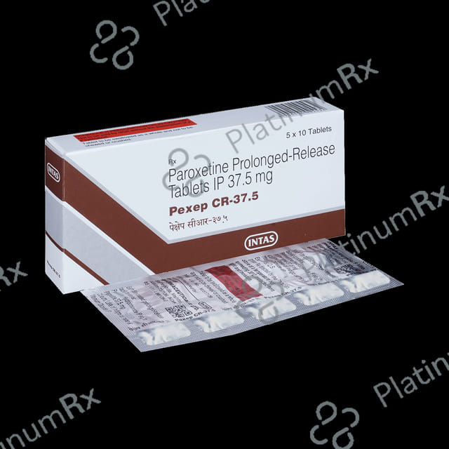 Pexep CR 37.5mg Tablet PR 10s