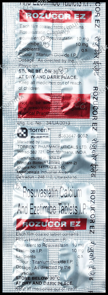 Rozucor EZ 10/10mg Tablet 10s