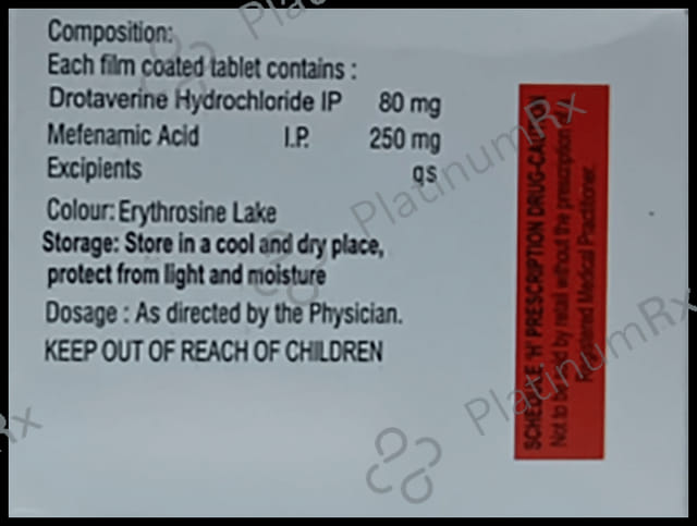 Orantiva M 80/250mg Tablet 10s