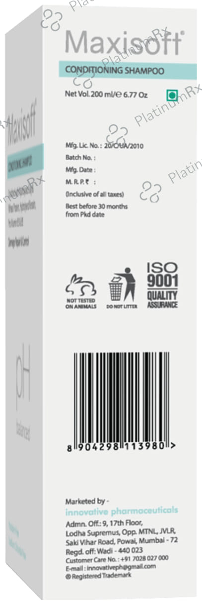 Maxisoft Conditioning Shampoo (200ml Each) 1 Tube