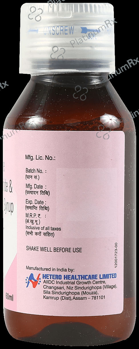 Levocet M 2.5/4mg Syrup 60ml