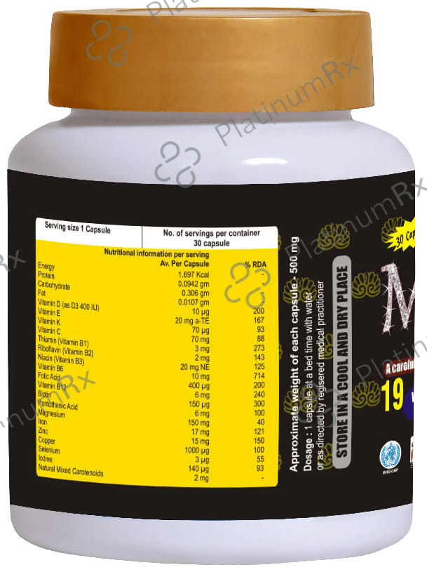 CMG Nutritions Mumcare Capsule Elite Nutritional Care for Pregnancy