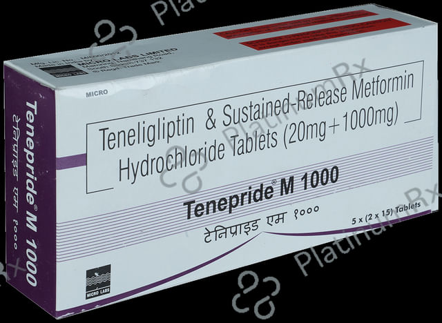Tenepride M 1000/20mg Tablet SR 15s