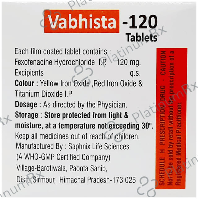 Vabhista 120mg Tablet