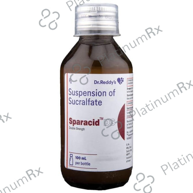 Sparacid DS 1000mg Suspension 100ml