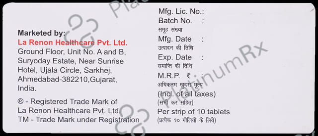 Larentine D 5/5mg Tablet 10s